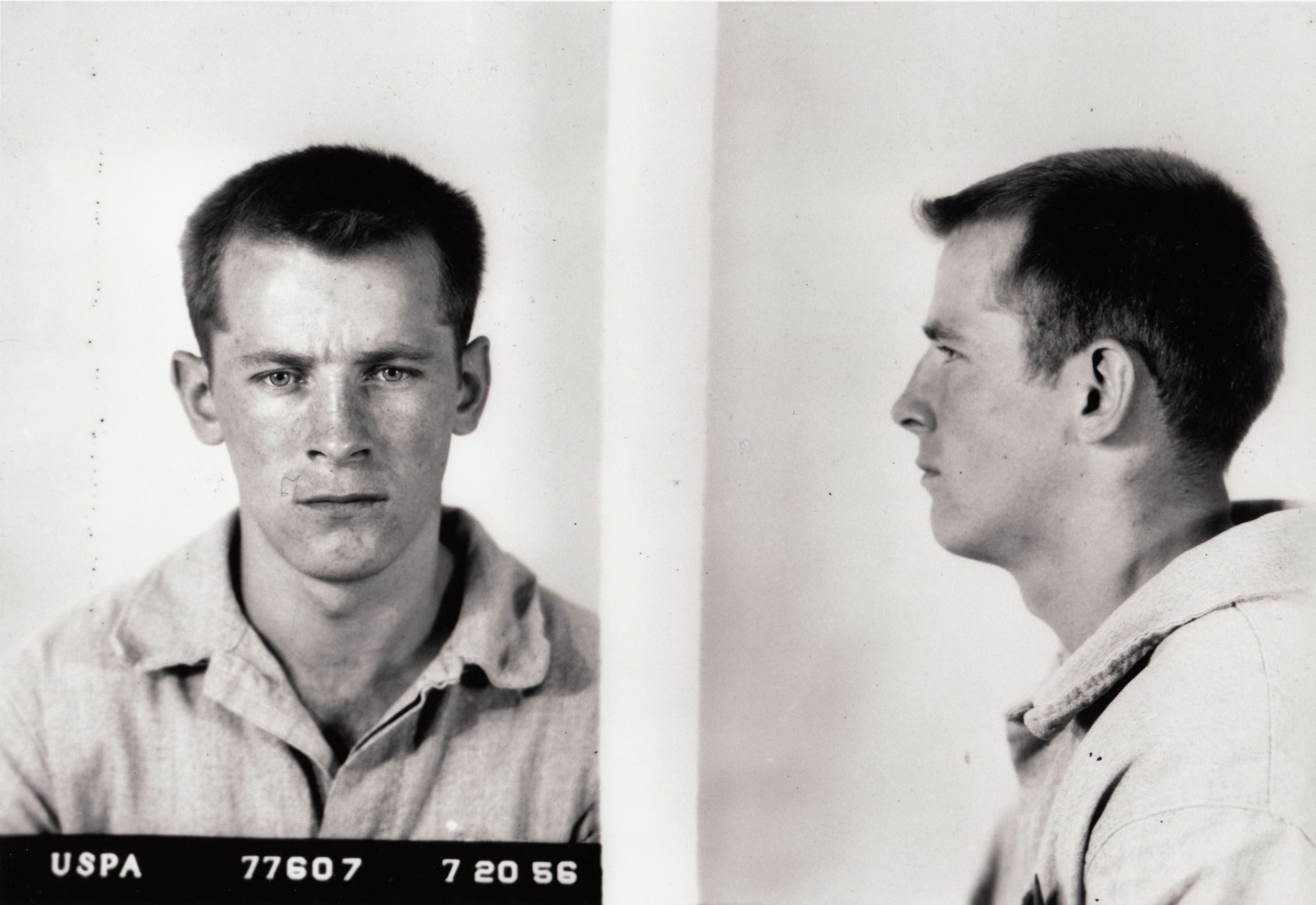 Mugshots of James “Whitey” Bulger from 1956 and 2011.