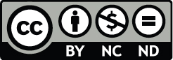 Creative Commons Attribution-Non Commercial-No Derivatives 4.0 International License.