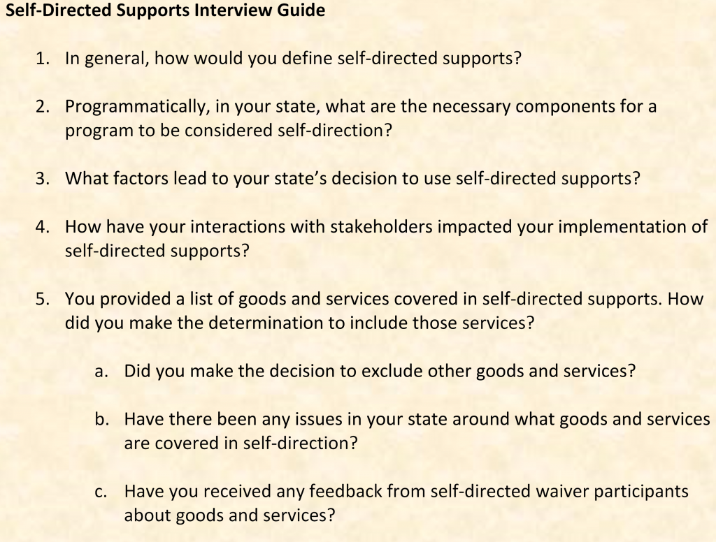 qualitative research interview guide questions