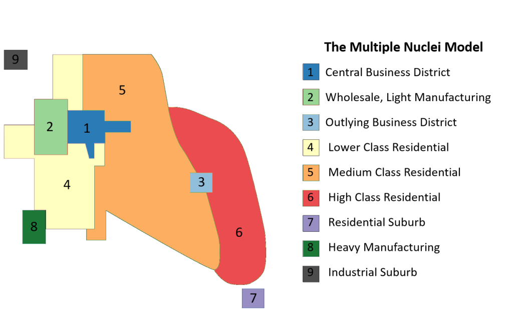 The Multiple Nuclei Model