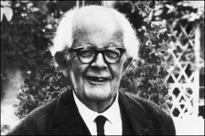Photograph of Jean Piaget.