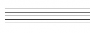 Cinq lignes horizontales espacées régulièrement.