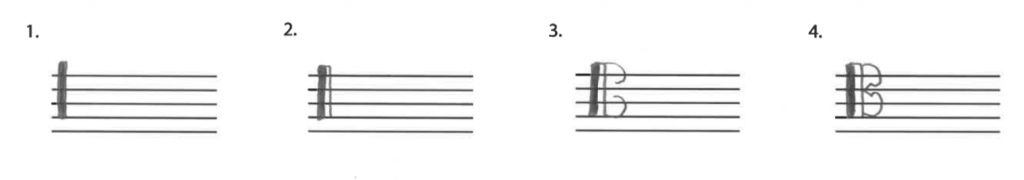 Notation of Notes, Clefs, and Ledger Lines – OPEN MUSIC THEORY