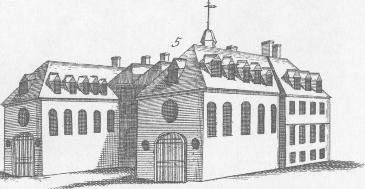 Rear of the main building