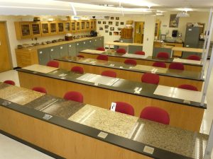 20 Countertops in the original classroom. The last two rows repeat the countertops in the first two rows.