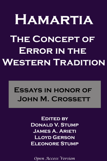 Cover image for Hamartia: the Concept of Error in the Western Tradition: Essays in Honor of John M. Crossett