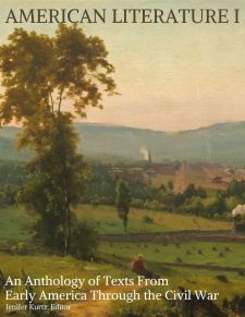 American Literature I: An Anthology of Texts From Early America Through the Civil War book cover