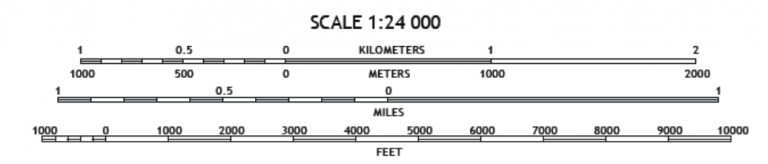 Scale And Slope Physical Geology Laboratory   Scale Bar 768x164 