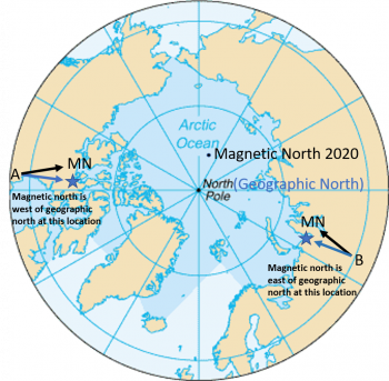 Applications: Magnetic Declination – Physical Geology Laboratory