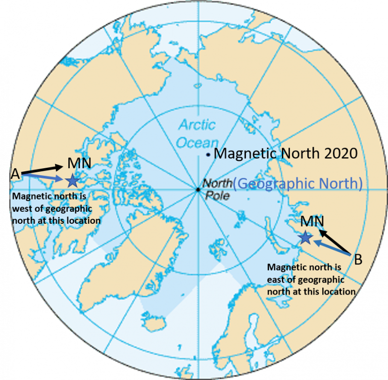 Applications Magnetic Declination Physical Geology Laboratory   Magdecl 1 768x752 