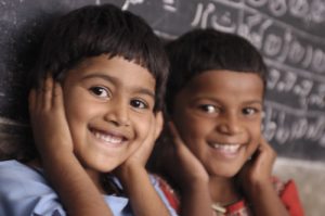 photo of children smiling