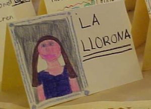 drawing of 'la llorona'