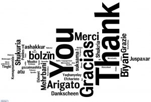 photo of thank you