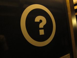 photo of gold question mark