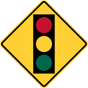 Stoplight sign