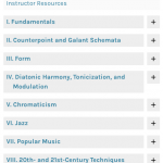 screenshot of table of contents