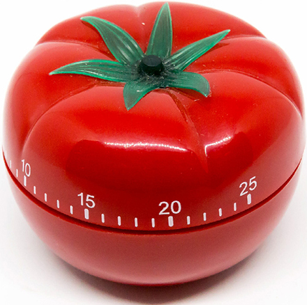 Pomodoro Timer (Timer in the Shape of a Tomato)