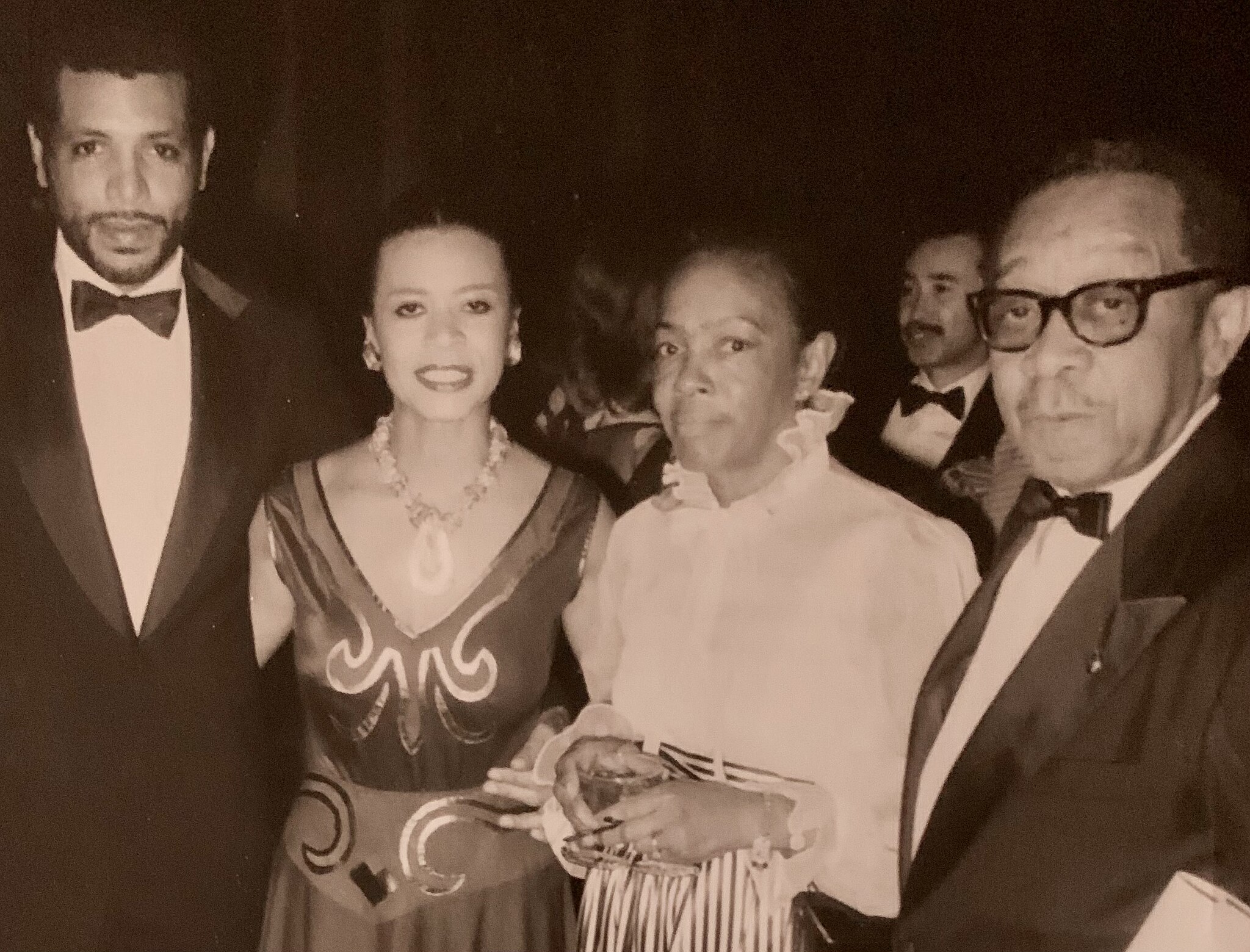 Left to Right — Eugene “Gene” McCabe, President, North General Hospital; Jewell Jackson McCabe, Founding President, NCBW; Dr. Mamie Phipps Clark & Dr. Kenneth B. Clark